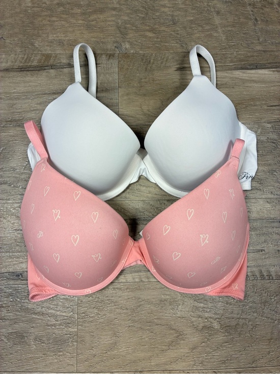 PINK Victoria's Secret Other - Victoria Secret PINK 2 Underwired Bras Lined Push Up Wear Everywhere